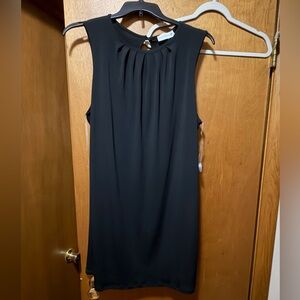 Chic Black Sleeveless Mini Dress